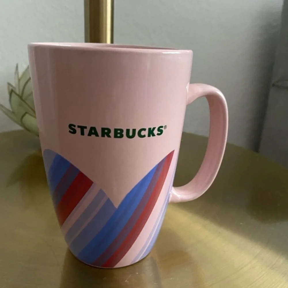 Starbucks Pink Heart Coffee Mug